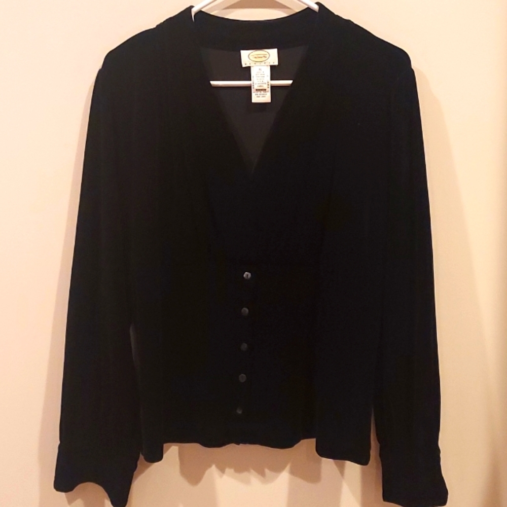 Talbots Petites Velvet top
